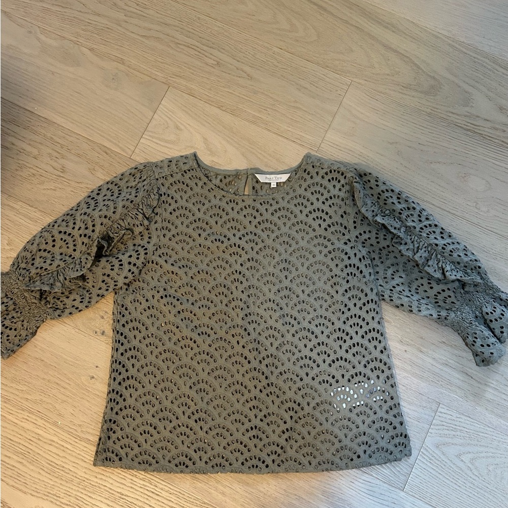 Part Two Eyelet Blouse